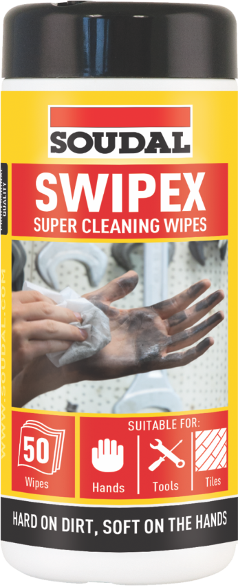 SOUDAL SWIPEX HAND WIPES X 50 50 WIPES